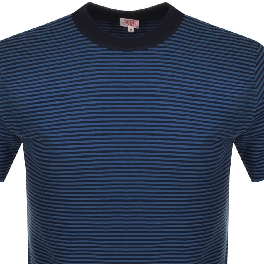 Alternative Image for ProductArmor Lux Heritage Stripe T Shirt Navy2